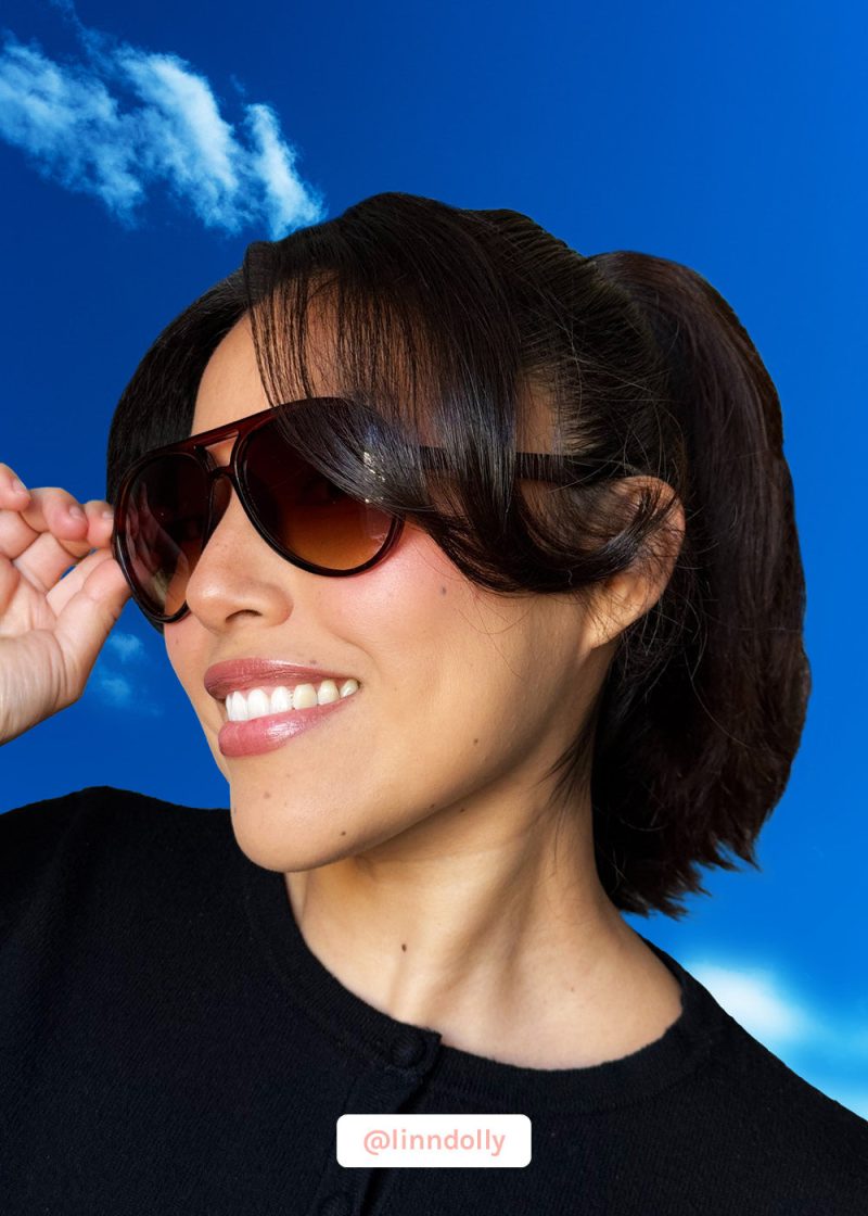 Stylish Double-Bridge Aviators - Image 2