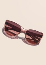 Semi-Transparent Cat-Eye Glasses