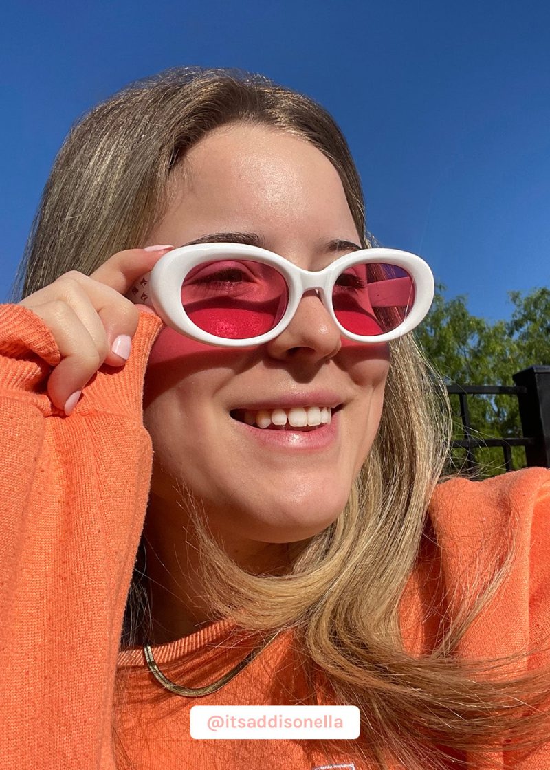 Fun Retro Oval Sunglasses - Image 2