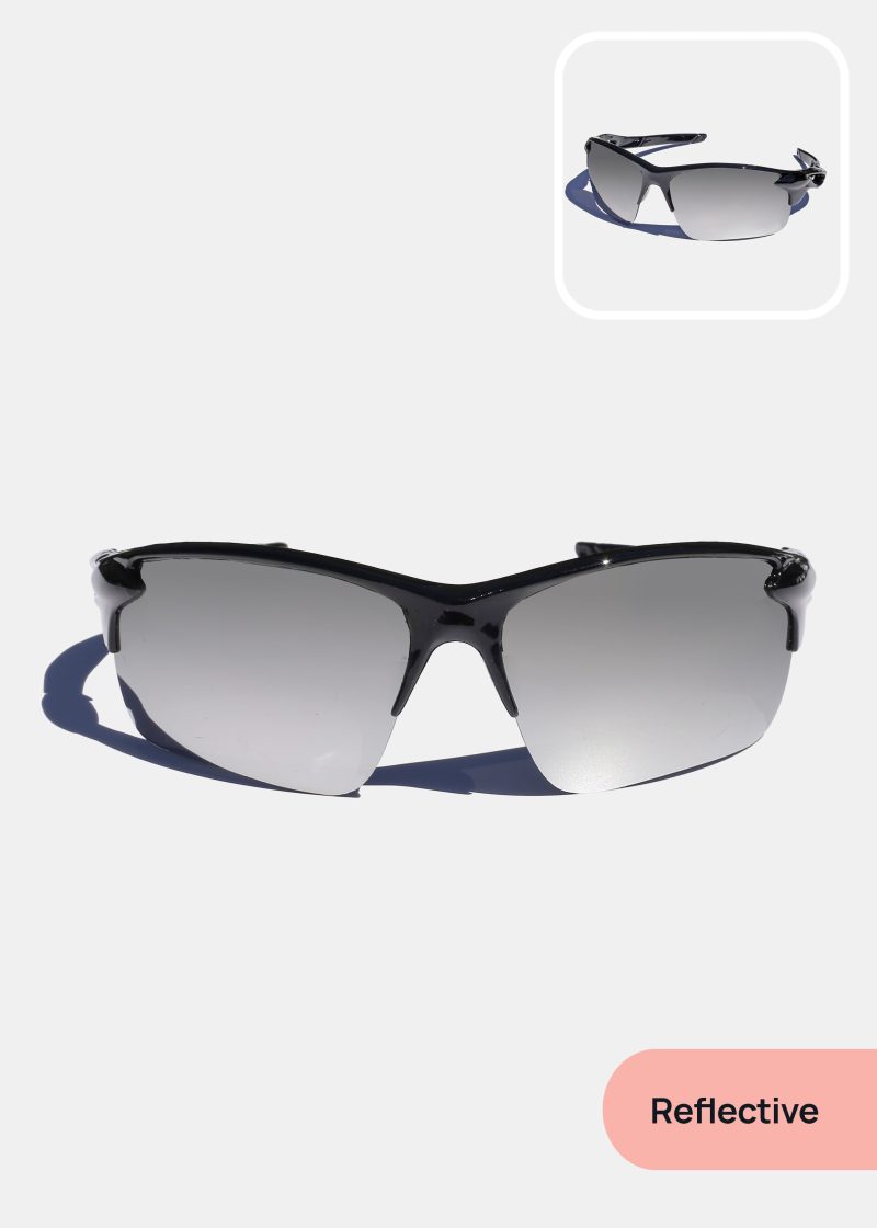 Sporty Semi-Rimless Glasses - Image 3