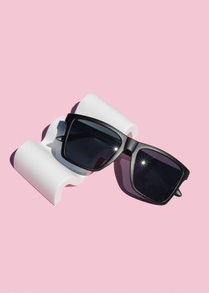 Oversized Rectangular Glasses